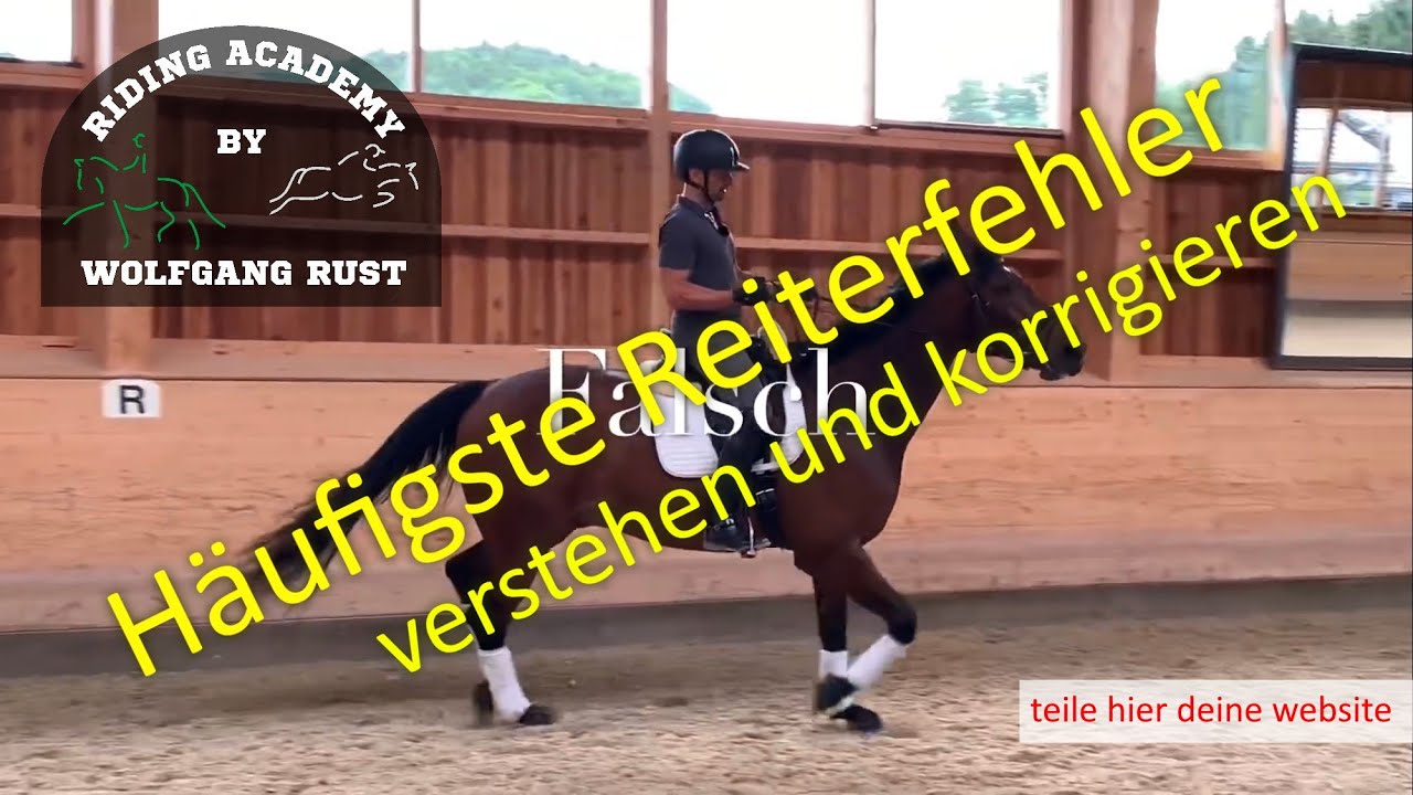 бђ F34 Falsches Reiten Reiterfehler Und Korrektur Gezeigt Pferd Durchs